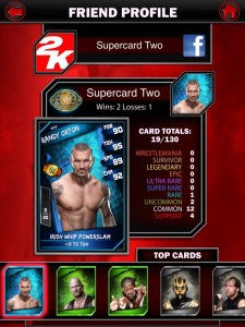 2K WWE Supercard - Friend Profile